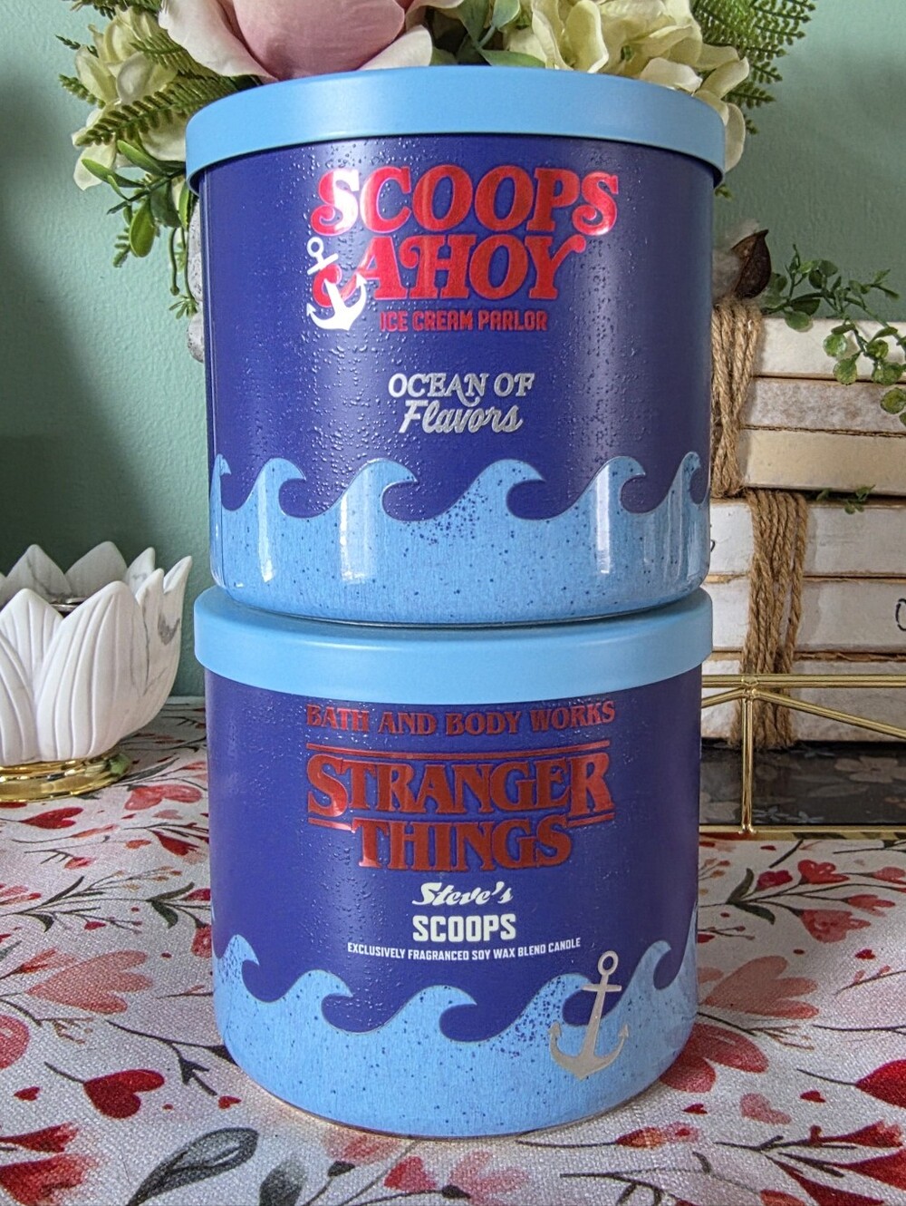 Bath & Body Works Stranger Things Steve's Scoops Candle X2